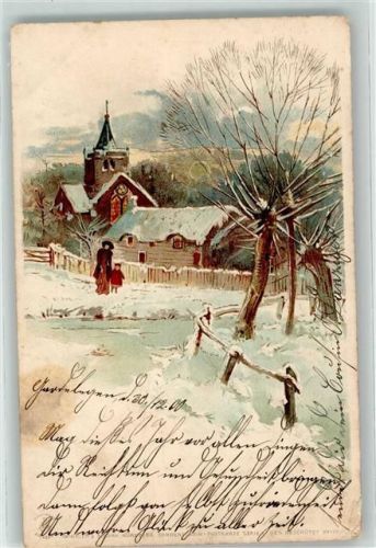 1901 Sonnenschein Postkarte Serie X