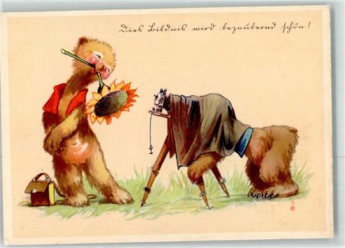 Teddybär sign.P