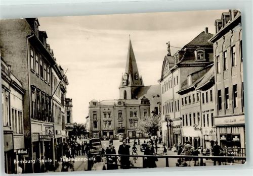 Bernburg Thälmannplatz LKW Litfaßsäule