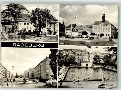 Radeberg Schloß Klippenstein Marktplatz Schwimmbad