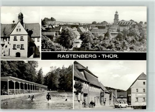 Rastenberg Rathaus Schwimmbad Konsum Gasthaus Stadtkrug