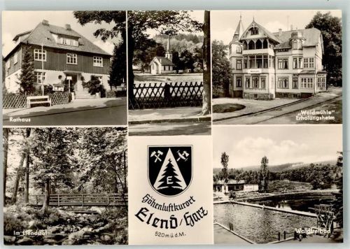 Elend Rathaus Erholungsheim Waldmühle Elendstal Waldfreibad