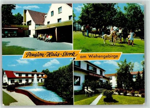 Holzhausen 1987 Pension Haus Stork am Wiehengebirge