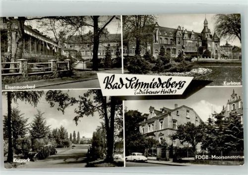Bad Schmiedeberg Eisenmoorbad Kurhaus Kurpark FDGB-Moorsanatorium