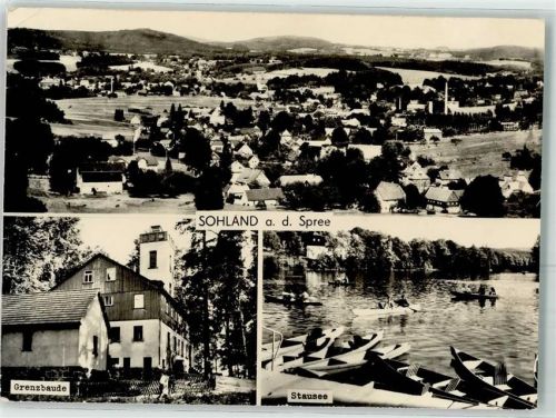 Sohland Grenzbaude Stausee Ruderboote