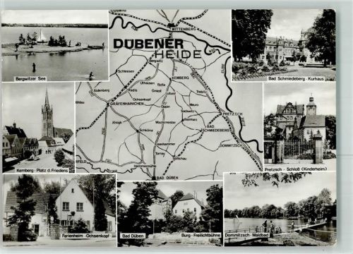Bad Düben Bergwitzer See Kemberg-Platz d.Friedens Ferienheim Ochsenkopf Bad Schmiedeberg Pretzsch Schloß Kinderheim