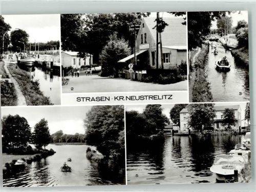 Wesenberg Kr.Neustrelitz MS Schleuse Gasthaus 4Kanalfahrt zur Großen Pälitzsee