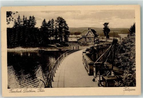 Tambach-Dietharz 1936 Talsperre Staumauer