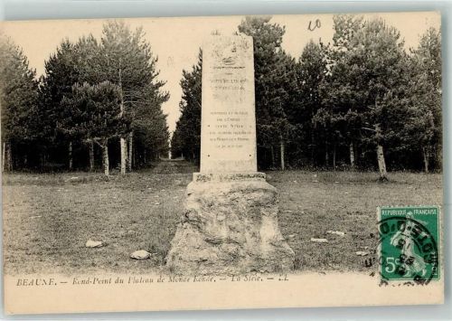 Beaune 1915 Rend Point du Plateau de Monde Ronde La Stele Denkmal Monument