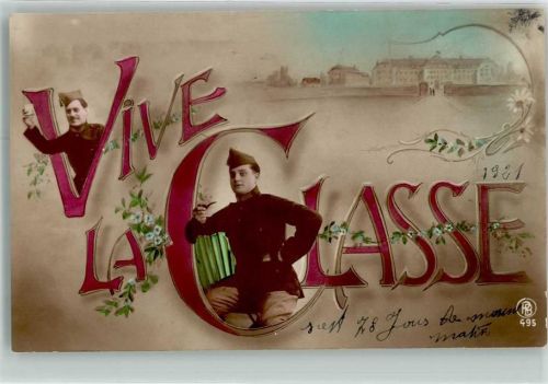 Beirendrecht 1921 Vive la Classe Uniform Ort lt. Stempel