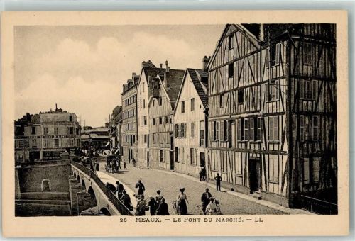 Meaux Brücke am Markt
