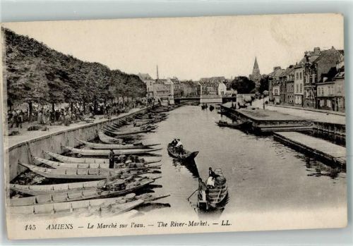 Amiens le Marche sur l`eau
