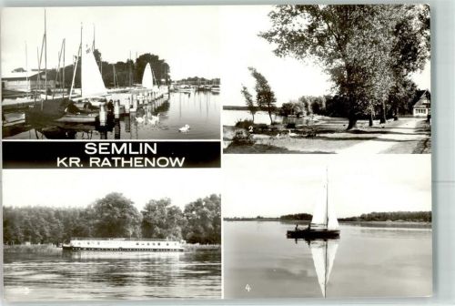 Semlin Seglerhafen Semliner See Ferienschiff John Schehr Hohenauer See