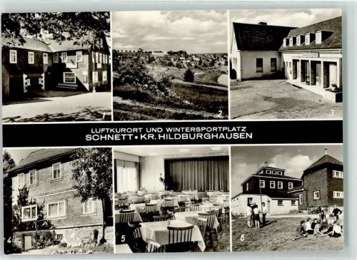 98666 O6121 Schnett Foto AK Gasthaus Spindler Kulturhaus Waldcafe Hermannsruh Jugendherberge Ernst Heilmann