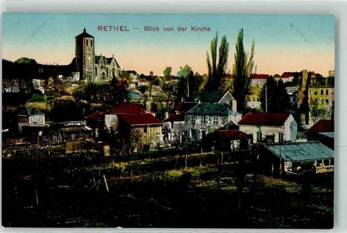 Rethel 1917 Blick von der Kirche