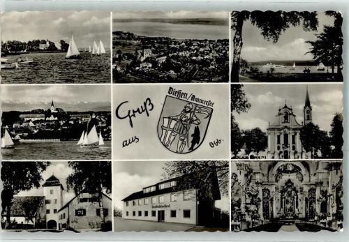 Dießen Marienmünster Seefelderhof Segelboote auf dem Ammersee