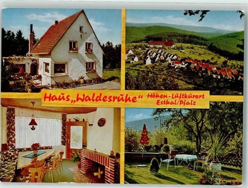 Esthal Pension Haus Waldesruhe Foto Metz