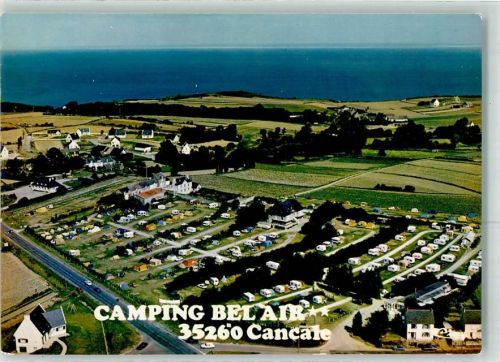 Cancale Vogelschau Camping Belair