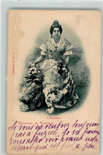 Valencia 1902 Campesina