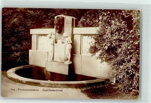 Frantiskovy Lazne Goethe Denkmal