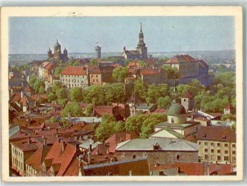 Tallinn Blick auf den Domberg Olympuia Tallin 80 Foto keine AK