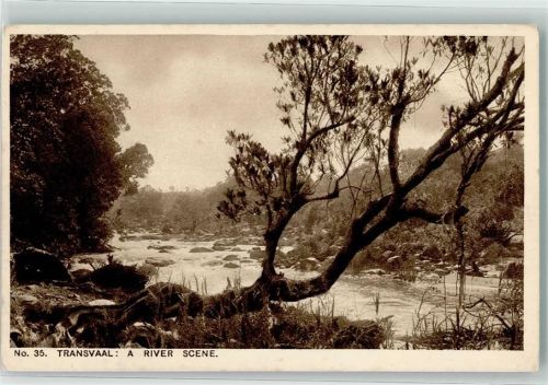 Transvaal Fluss Szene Südafrika