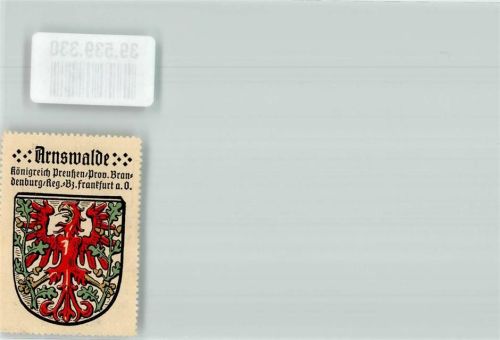 Arnswalde Wappen Arnswalde Königreich Preußen Prov.Brandenburg Reg.Bez. Frankfurt a.O.