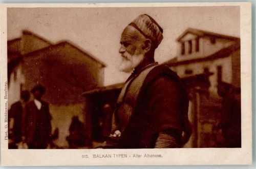 Tirana Tracht Balkan Typ Alter Albanese