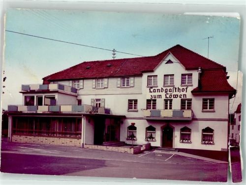 Waldkatzenbach Landgasthaus zum Löwe Ort handschriftlich