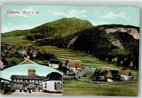 Waltersdorf 1908 Berggasthaus Lausche
