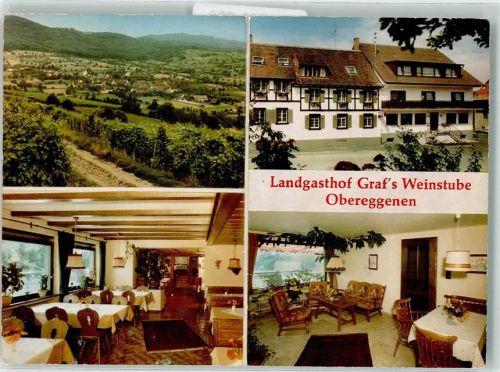 Obereggenen Graf´s Weinstube Werbung