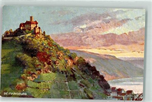 Braubach Marksburg Oiltte Serie Rheinburgen II Nr. 679B