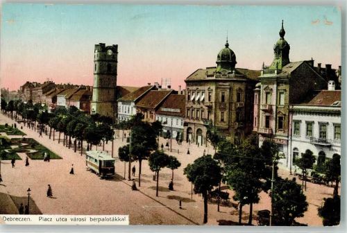 Debrecen Straßenbahn Piacz Utca Straße