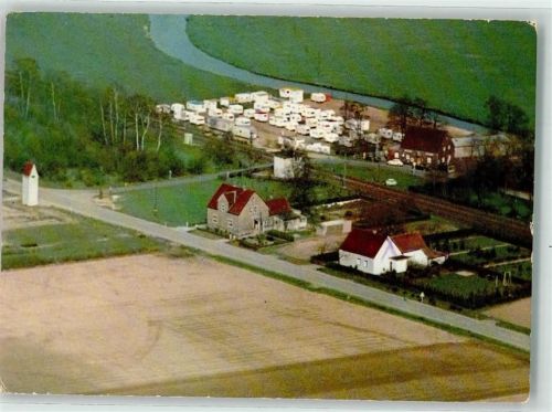 Haltern 1970 Fliegeraufnahme vom Gasthaus Lensinghof und Campingplatz