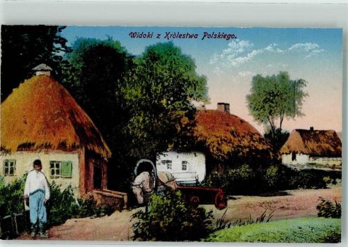 Bauernhäuser Russland-Polen