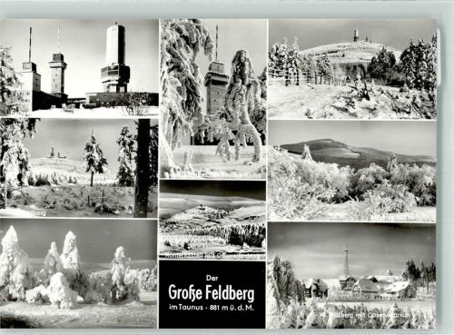 Feldberg Großer Feldberg mit Sendemasten Aussichtsturm Taunus-Klub Altkönig Kleiner Feldberg Observatorium Römerkastell Oberreifenberg