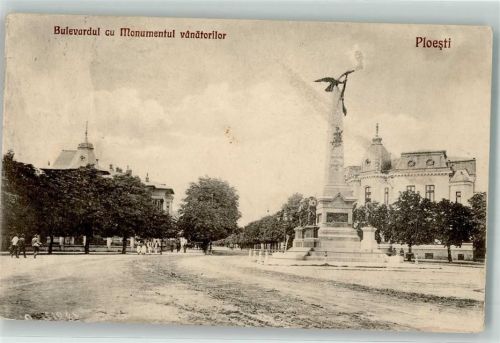 Ploiesti Das Denkmal des Jägers und Boulevard