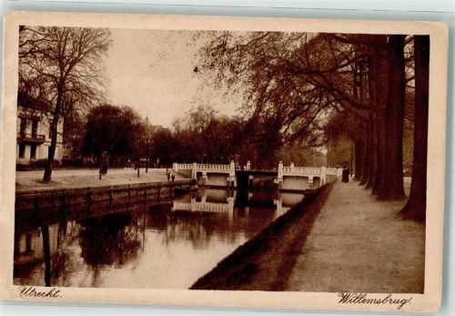 Utrecht 1921 Willemsburg Flaggenstempel