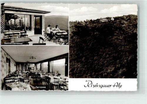 Presberg Gasthaus Rheingauer Alp Foto AK