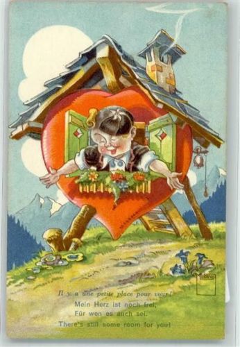Berghütte Herz Enzian Serie Nr. 15