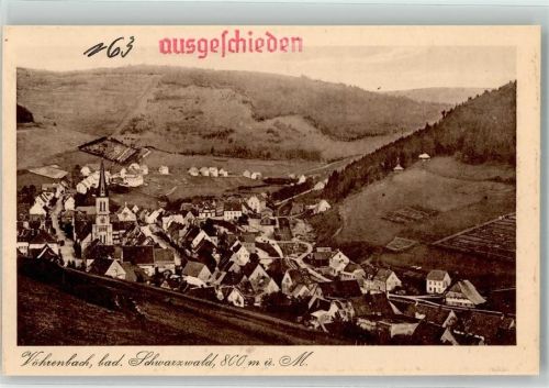 Vöhrenbach mit Pfarrkirche St. Martin