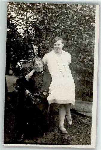 Lutherstadt Wittenberg 1927 Ort handschriftlich Frau Fischer, Annemarie und Mutti