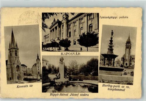 Kaposvar Kirche Denkmal Rippl-Ronai Jozsef Ev. Kirche