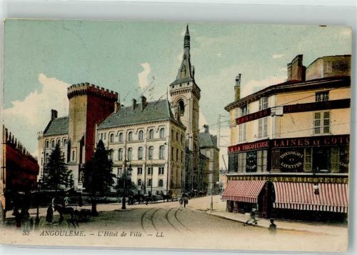 Angouleme 1913 Rathaus Cafe