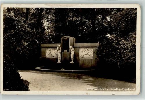 Frantiskovy Lazne Denkmal Goethe