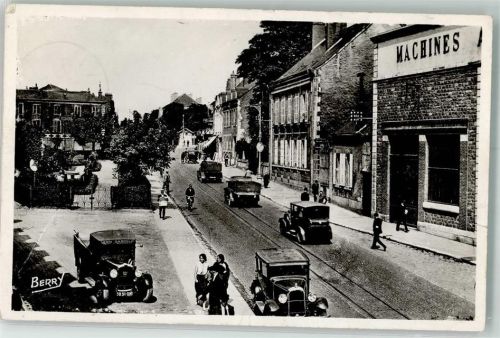 Vierzon 1951 Auto LKW Oldtimer Rue de la Republique Foto AK