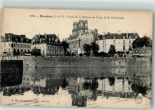 Rennes 1916 Feldpost WK I Frankreich
