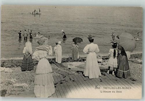 Veules-les-Roses Schwimmbad Strand