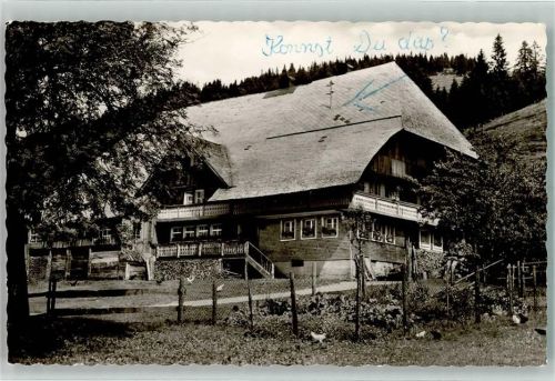Menzenschwand Schwarzwaldhaus