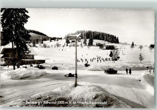 Bärental Feldberg Winter Skifahrer